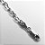 Pulseira Masculina - Elo cadeado 3mm - Prata 925 - Imagem 2