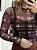 Blusa Tule Xadrez - Imagem 3