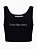 Blusa Cropped Cotton Preto Calvin Klein - 2210987 - Imagem 1