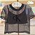 Camiseta Mc Girl Lurex Preto Calvin Klein - 0130987 - Imagem 1