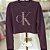 Blusa Manga longa Girl Piquet Berinjela Calvin Klein 779050 - Imagem 1