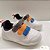 Tenis Fisioflex Originals Couro Branco/aqua/mango/grafite 1215139 - Imagem 1