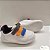 Tenis Fisioflex Originals Couro Branco/aqua/mango/grafite 1215139 - Imagem 3