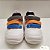 Tenis Fisioflex Originals Couro Branco/aqua/mango/grafite 1215139 - Imagem 2