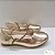 Sapatilha Ballerina Kids Couro Ouro 1153093 - Imagem 2