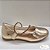 Sapatilha Ballerina Kids Couro Ouro 1153093 - Imagem 4