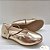 Sapatilha Ballerina Kids Couro Ouro 1153093 - Imagem 6