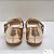 Sapatilha Ballerina Kids Couro Ouro 1153093 - Imagem 3