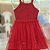 Vestido Verao vermelho Tules 124/3125124 - Imagem 3