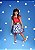 Vermelho-vestido Princesa Poderosa Douvelin-8014 - Imagem 1