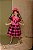 Vestido Junino Balão Xadrez Rosa Douvelin-9053 - Imagem 1