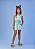 Cj Short e Blusa Com Pochete Flor Listrado Verde Agua Gabriela Aquarela-6267/252217 - Imagem 1
