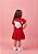 Vestido Vermelho Texturizada Com Mochila Ursinha Gabriela Aquarela-6263/252057 - Imagem 2