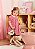 Vestido Gola Patch Cereja Xadrez Bco/verm Momi-2575 - Imagem 1