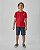 Conjunto Camiseta  Malha de Algodão e Bermuda de Sarja Com Lycra Um Mais Um-898153 - Imagem 1