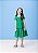 Vestido Malha Com Florzinhas Verde Puro Momi-h6394 - Imagem 1