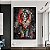 Quadro Decorativo Leão Colorido Moderno - Imagem 3