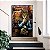 Quadro Decorativo Para Sala de Jantar, Quarto e Escritório Leão Colorido com Dinheiro - Imagem 5
