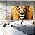 Quadro Decorativo Olhar de Leão - Imagem 3