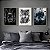 Quadros Decorativos Kit 3 Imagens de Lobos Selvagens - Imagem 1