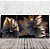 Quadro Decorativo Kit 3 Flores Dourada e Preto para Sala - Imagem 7