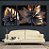 Quadro Decorativo Kit 3 Flores Dourada e Preto para Sala - Imagem 8