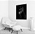 Quadro Decorativo para Sala e Escritório Cavalo Preto - Imagem 1