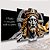 Mosaico 5 Peças para Sala Jesus Cristo Barba Dourada - Imagem 1
