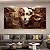Quadro Decorativo Sala de Estar Pintura Abstrato - Imagem 1