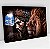 Quadro Decorativo Sala de Estar Pintura Leão com Cristo - Imagem 1
