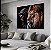 Quadro Decorativo Sala de Estar Pintura Leão com Cristo - Imagem 1