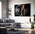 Quadro Decorativo Sala de Estar Pintura Leão com Cristo - Imagem 1
