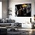 Quadro Decorativo Sala de Estar Pintura Leão com Jesus - Imagem 1
