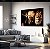 Quadro Decorativo Sala de Estar Pintura Leão com Jesus - Imagem 1