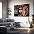 Quadro Decorativo Sala de Estar Pintura Leão com Jesus - Imagem 1