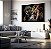 Quadro Decorativo Sala de Estar Pintura Leão com Jesus - Imagem 1