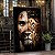 Quadro Decorativo Sala de Estar Pintura Leão com Jesus - Imagem 1