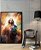 Quadro Decorativo Sala de Estar Pintura Jesus - Imagem 1