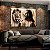 Quadro Decorativo Sala de Estar Pintura Leão e Jesus - Imagem 1