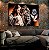 Quadro Decorativo Sala de Estar Pintura Leão e Jesus - Imagem 1