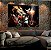 Quadro Decorativo Sala de Estar Pintura Leão e Jesus - Imagem 1