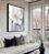 Quadro Decorativo Sala de Estar Pintura Flor Branca - Imagem 1