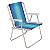 Cadeira De Praia Mor Alta De Alumínio Dobrável Colorida - Imagem 2