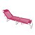 Cadeira Espreguiçadeira Alumínio Mor Rosa  MOR - Imagem 1
