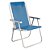 Duas Cadeiras de Praia Alta Conforto Azul - Claro 120 kg Mor - Imagem 2
