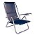 Duas Cadeiras de Praia Reclinável 5 Posições Azul 130 kg Mor - Imagem 2