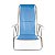 Kit 2 Cadeiras de Praia Reclinável 8 Posições Azul Claro Mor - Imagem 5