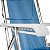 Kit 3 Cadeiras de Praia 8 Posições  Azul-Claro 100kg Mor - Imagem 7