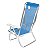Kit 3 Cadeiras de Praia 8 Posições  Azul-Claro 100kg Mor - Imagem 3