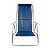 Kit 3 Cadeiras de Praia 8 Posições Azul Escuro100kg Mor - Imagem 3